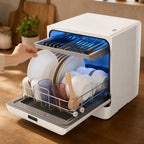 Mini Lave-Vaisselle de Comptoir 6 Couverts avec Séchage
